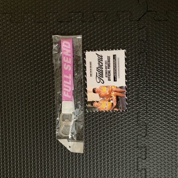 Full Send Woven Lanyard (Pink) - Picture 1 of 1